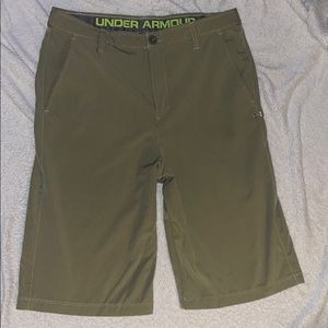 Under Armour  Youth XL heat gear shorts.